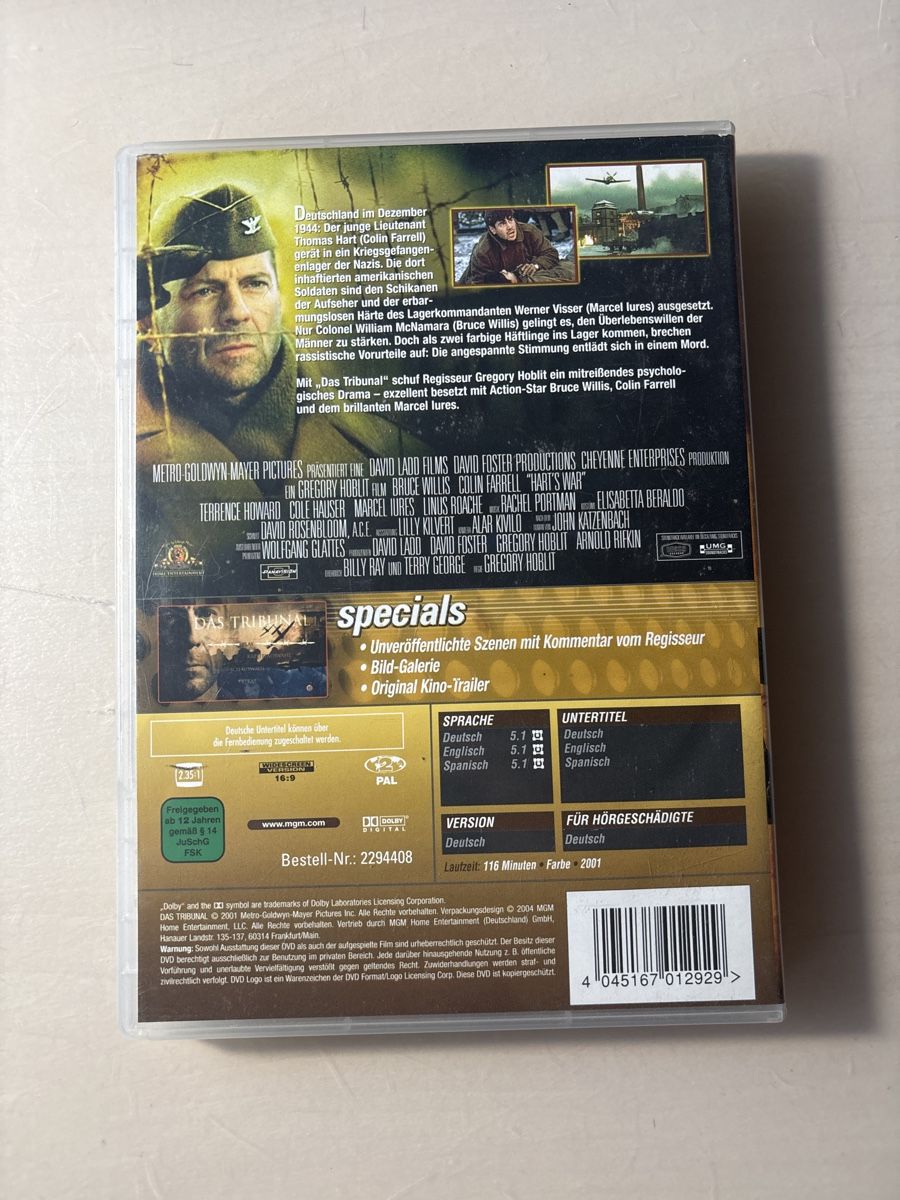 Alle DVDs: Das Tribunal (0325) – Gebraucht aus Ruswil von Slivio_ 1