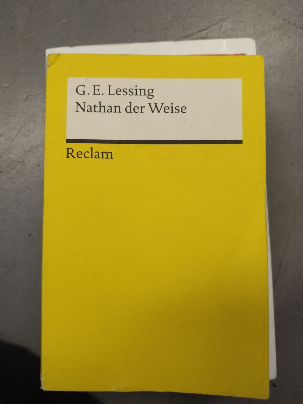 Libri: Nathan der Weise - G.E. Lessing – Usato da Zofingen venduto da michelle.vb
