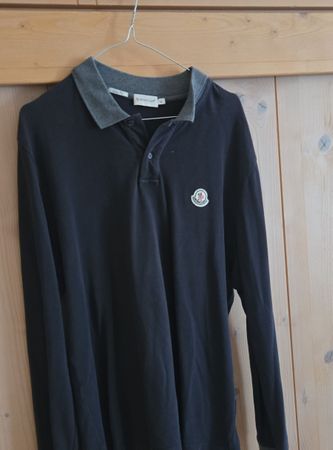 Moncler Herren Polo-Shirt, Langarm, Gr.XL, Top Zustand!