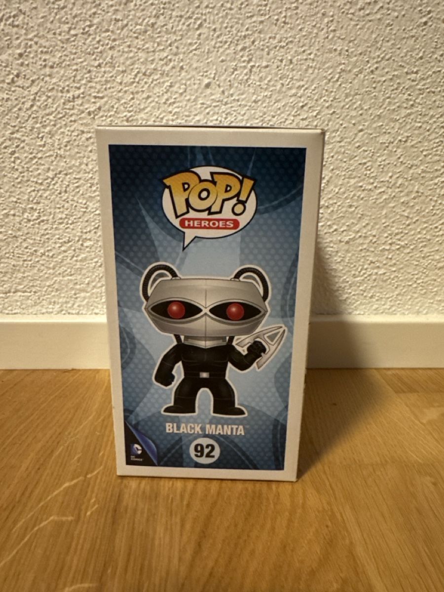 Funko Figuren: Funko Pop Black Manta 92 Super Heroes  – Neu und originalverpackt aus Suhr von Dominick 3