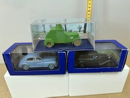 Hergé: TINTIN, Tim und Struppi Modellautos 1:43 Comic