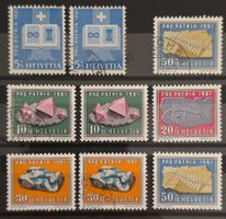 Schweiz 1961: Pro Patria Komplettsatz inkl. Dubletten (8 Wer