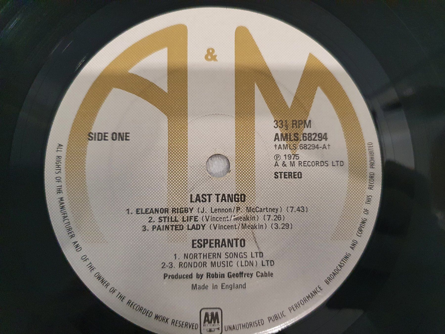 Dischi in vinile: Esperanto – Last Tango – Usato da Uster venduto da Vinyl-Leidenschaft 3