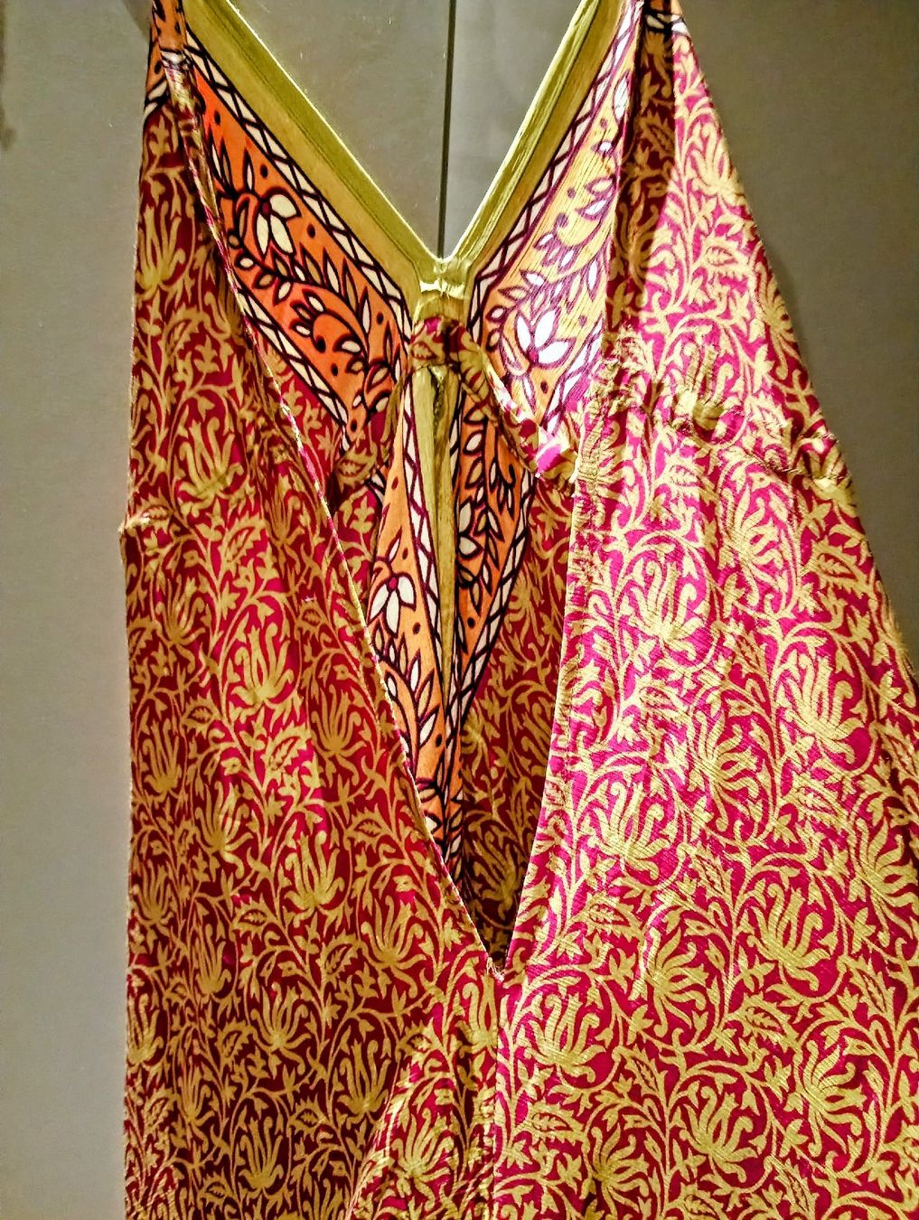 Vestiti: Robe boheme soie/polyester kaki/orange/pink – Nuovo (secondo la descrizione) da Paradiso venduto da NCLaurence 1
