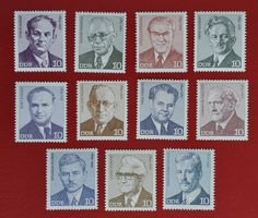 DDR PERSÖNLICHKEITEN DEUTSCHE ARBEITERBEWEGUNG 1974 - 1984**