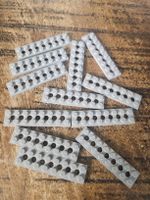 lego 3738 lot de 12 pièces Light Bluish Gray Technic, Plate
