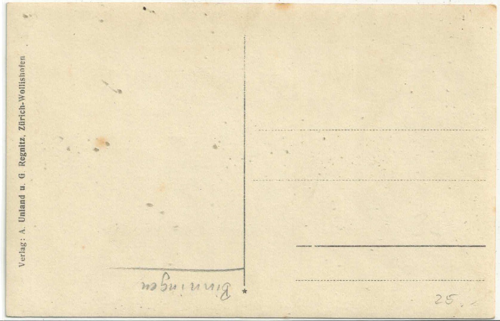 Cartoline postali: Binningen - Wohnhaus und Kirche - animee – Usato da Ettingen venduto da Kartenplanet 1