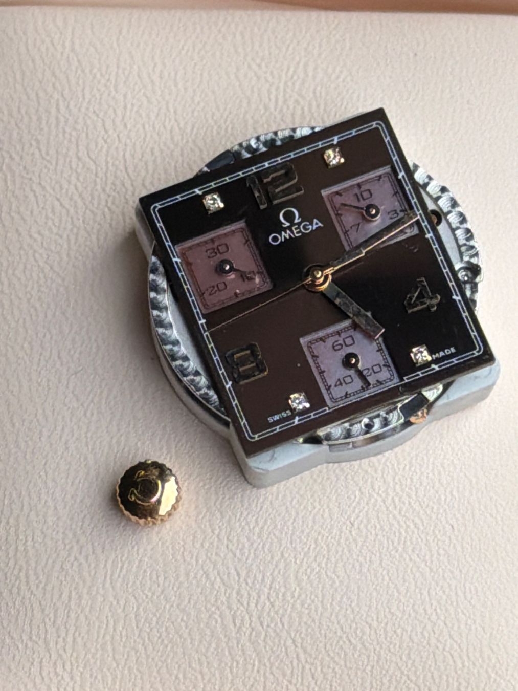 Omega Orologi: Omega werk mit Box – Difettoso da Schlieren venduto da Luxury.Time
