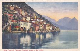 Alte Ansichtskarte Lugano, Gandria verso Val Solda,