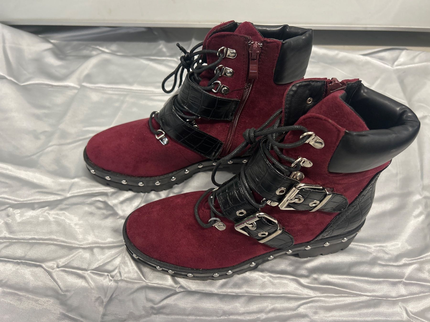 Scarpe da donna: Stiefeletten weinrot Gr 36 Neu – Nuovo e nell'imballaggio originale da Regensdorf venduto da Spyke55 1