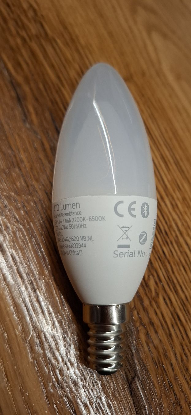 Philips Lampade: Philips Hue White Ambiance Kerze E14 – Usato da Guntershausen venduto da Jtattoo 1