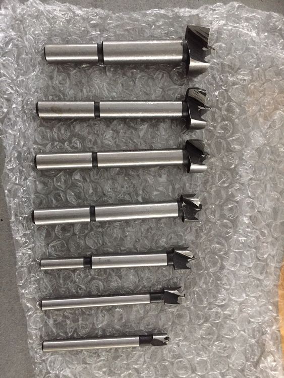 Fervi 0835/15 Set Mit 15 Holzbohrern – Beschichtetes Hartmetall, Griffdurchmesser 6 Mm