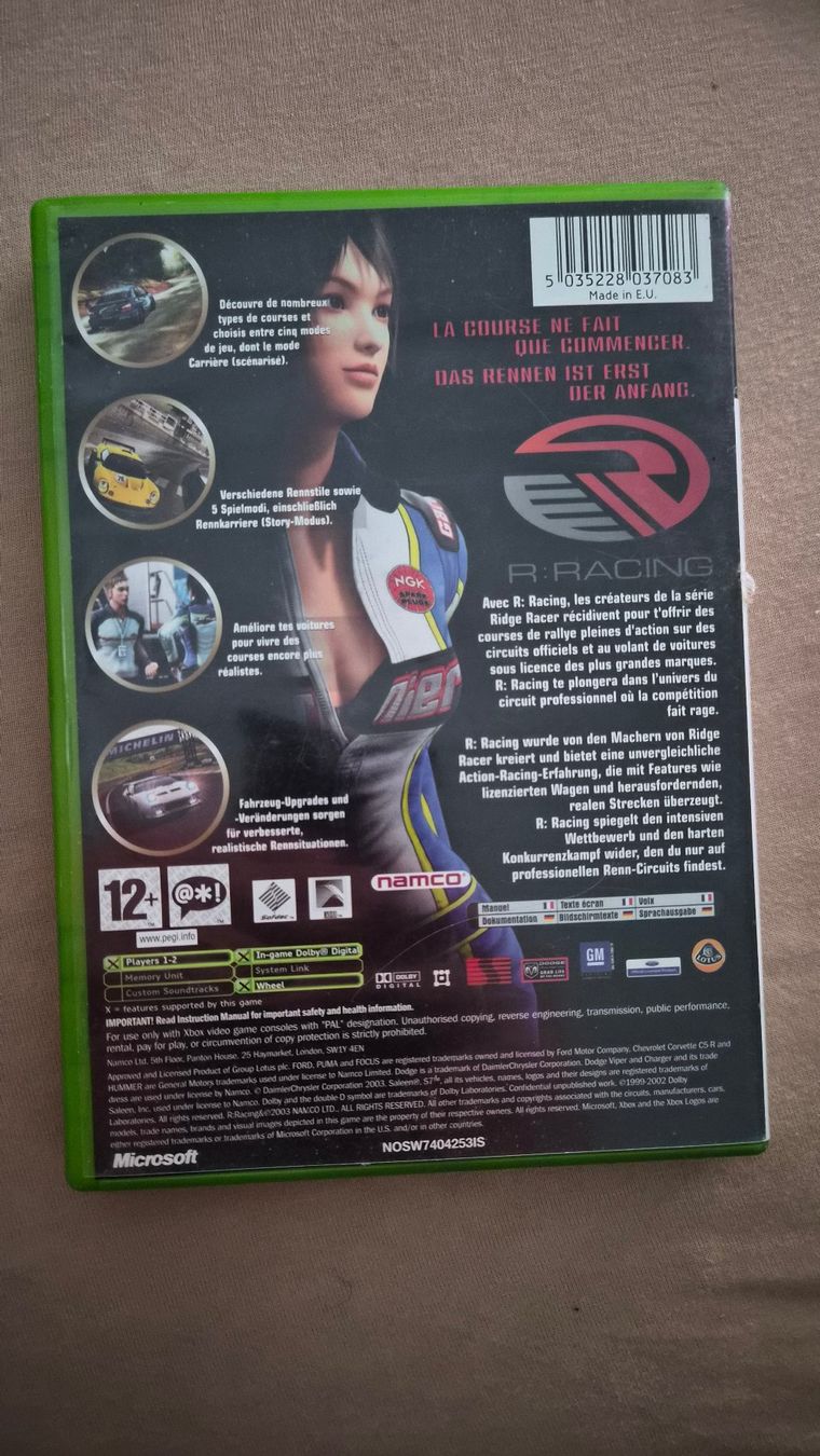 Namco Jeux: R:Racing (Xbox) – D'occasion à Wabern par konbini 1