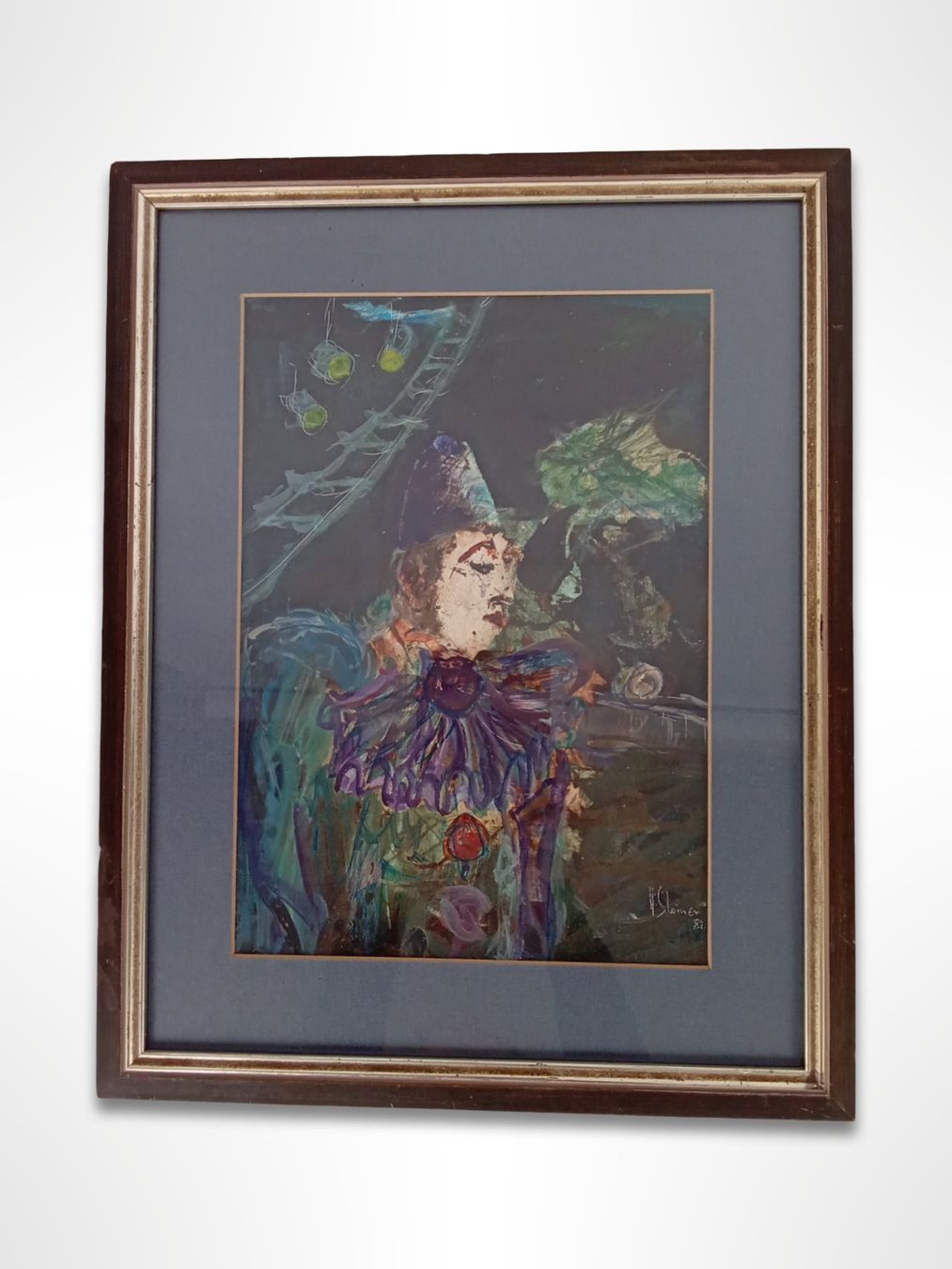 Dipinti: Gemälde - H.Steiner Clown '83 – Usato da Suhr venduto da Restwert_Suhr 1