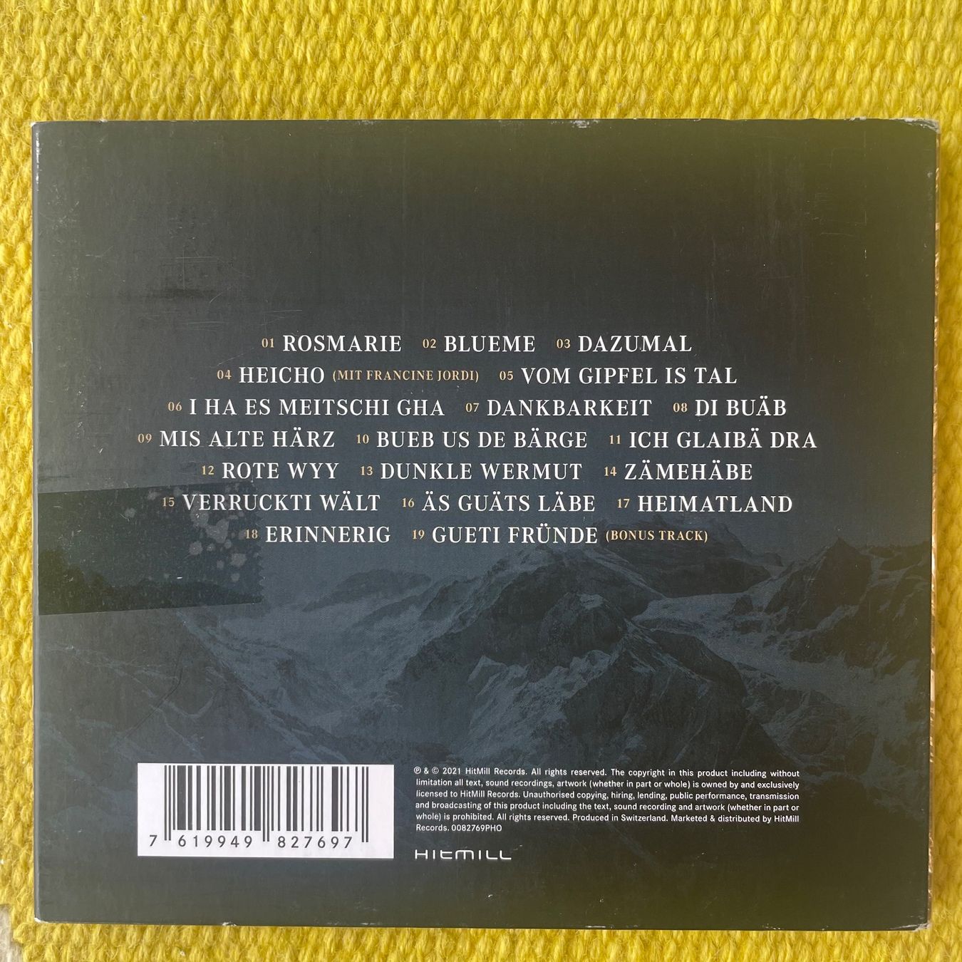 CD: HEIMWEH-GOLD (DIGIPACK) – Usato da Rorschacherberg venduto da CD-Roli 1