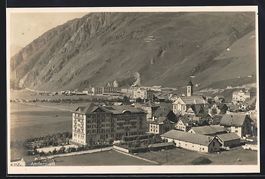 AK Andermatt, Teilansicht mit Berghang