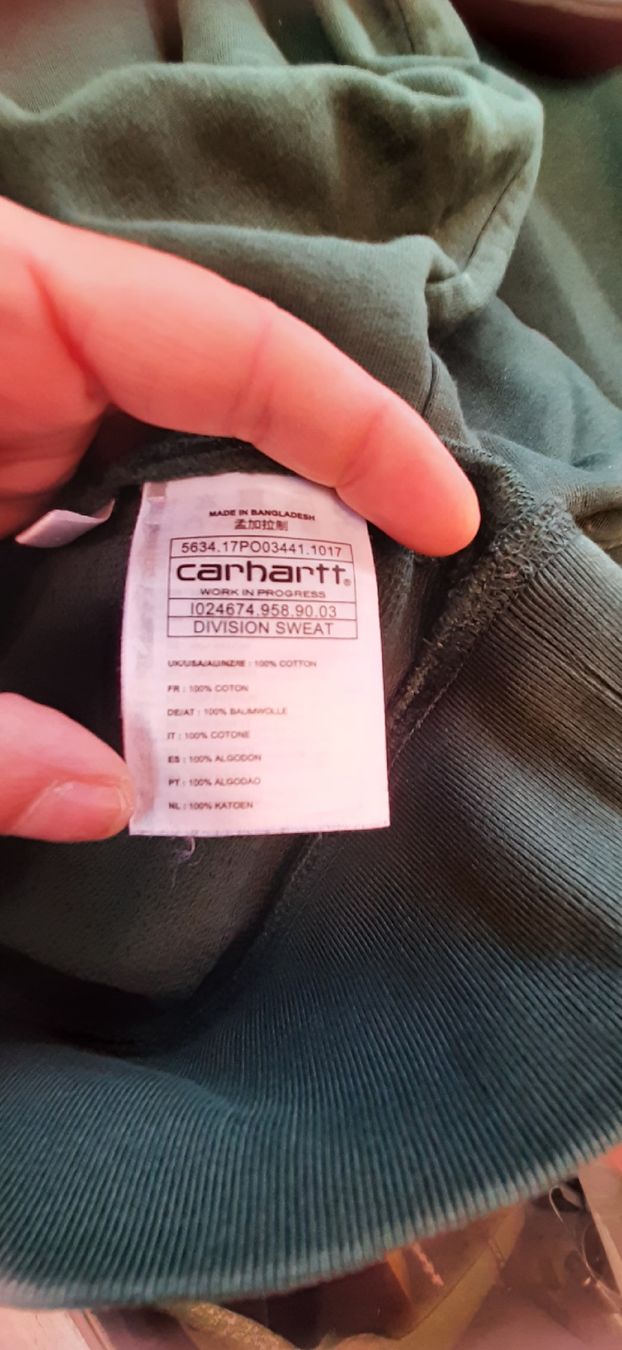 Carhartt Maglioni & Felpe: Carhartt WIP Theory Sweatshirt  – Usato da Montreux venduto da Sorabest 3