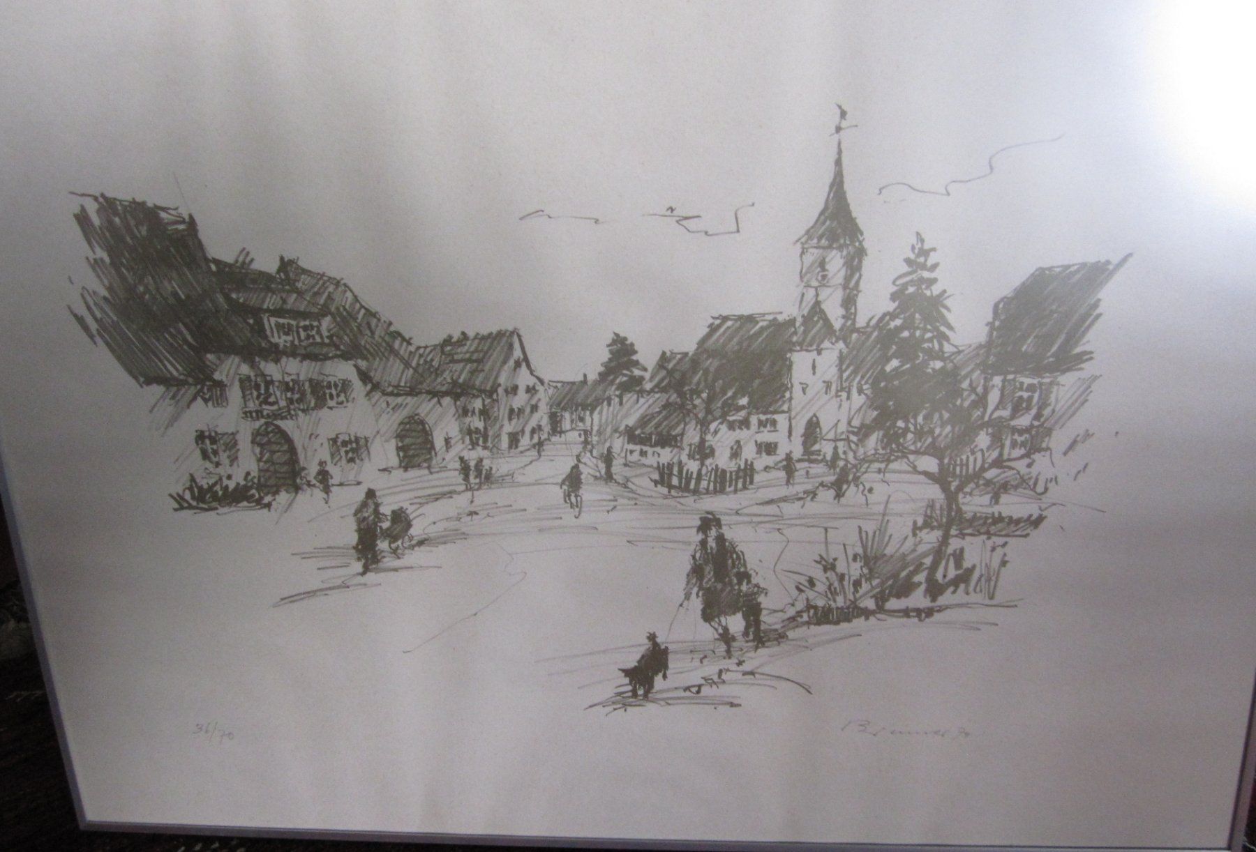 Grafica & Litografie: Lithographie Brunner Max – Usato da Binningen venduto da flugi30