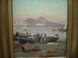 Italienische Schule 19 Jhdt.-Beim Neapel