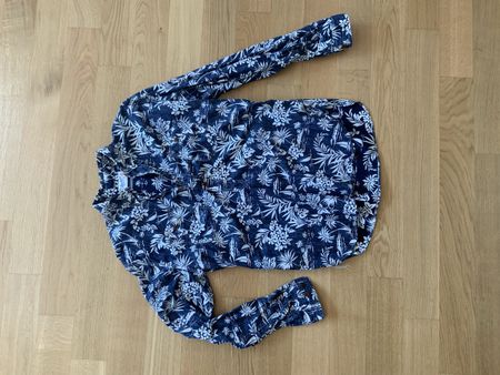 Revolver Hemd, blau/weiss, Grösse 42, Top Zustand!