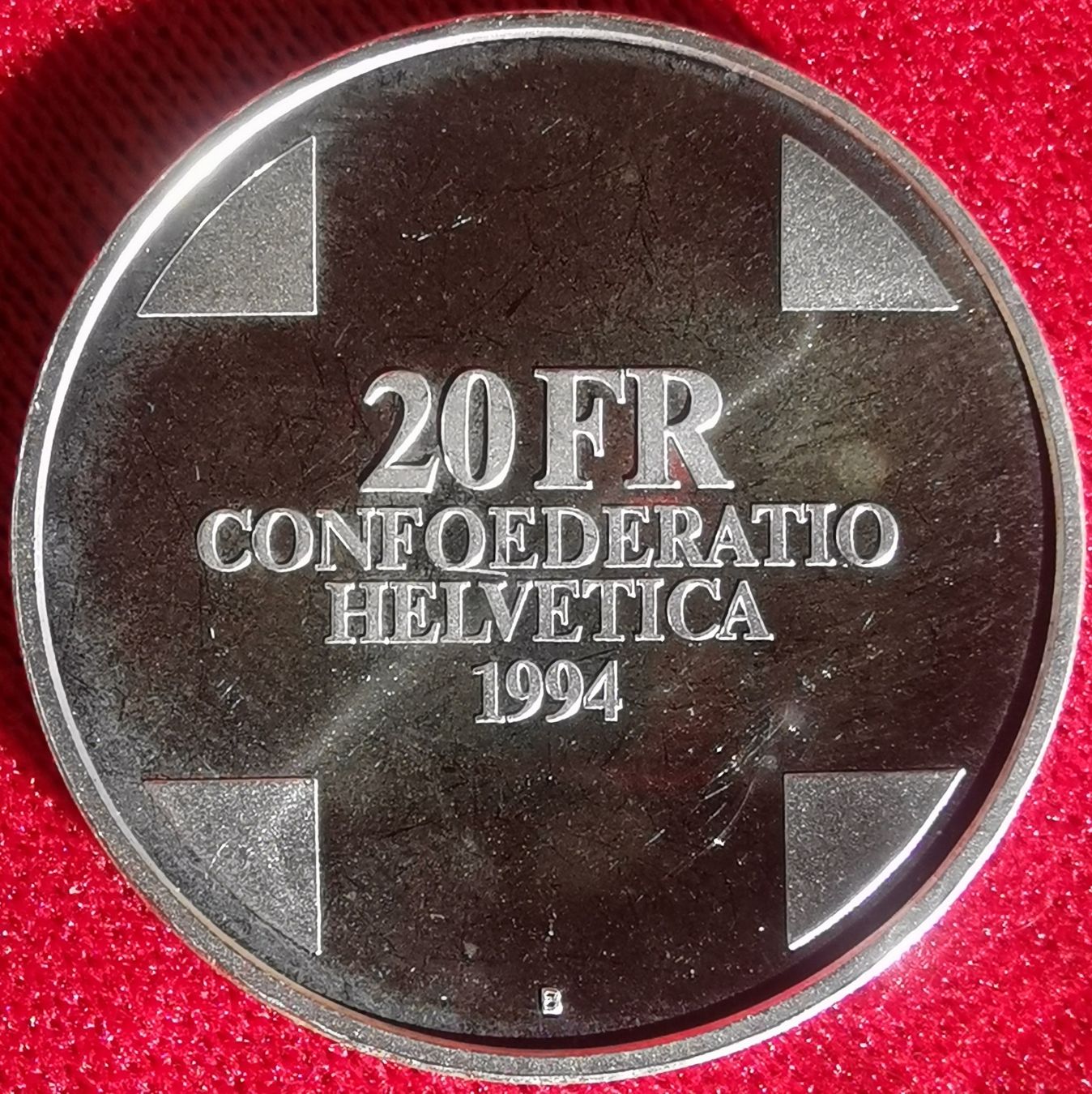 Tutti le monete: 20 Franken 1994 Teufelsbrücke Silber – Usato da Küssnacht am Rigi venduto da Gold_und_mehr