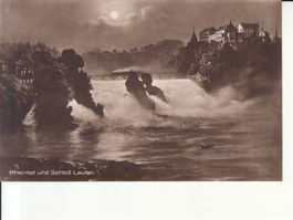 Rheinfall ca. 1930, mit Stempel Kiosk Moser