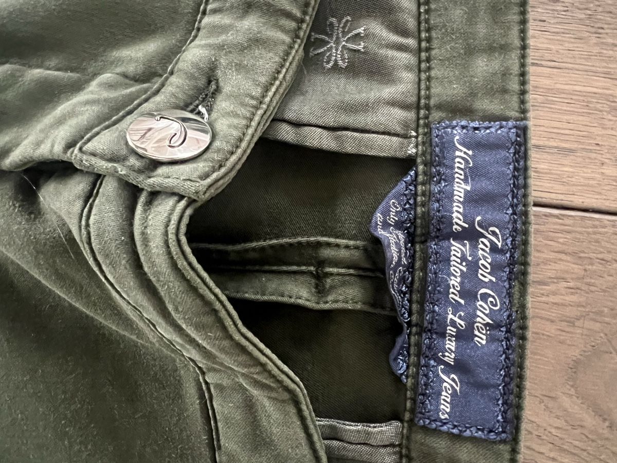 Jacob Cohën Pantaloni: Jacob Cohen dunkelgrüne Hose – Nuovo (secondo la descrizione) da Uitikon Waldegg venduto da chrigi.ruch 3