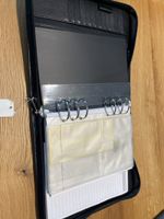 Echtleder-Agenda/Organizer mit Reissverschluss