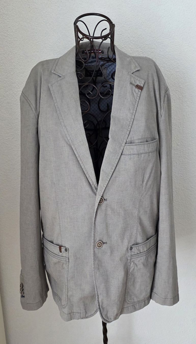 Sakko Giacche: Herren Blauer, Gr: 28,beige – Nuovo (secondo la descrizione) da Frauenfeld venduto da Bleeddragon