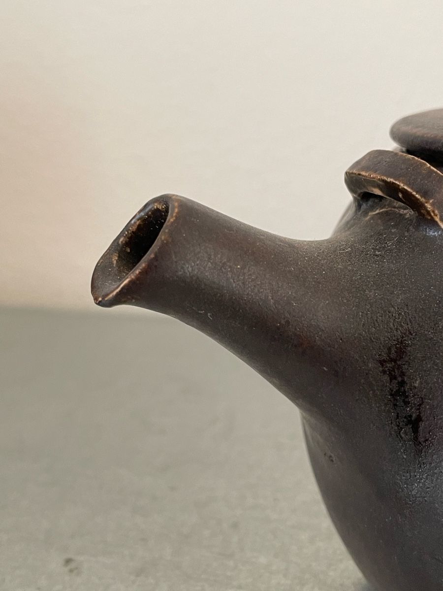 Teiere: Taiko Amont studio Ceramic Teapot Dark Brown  – Usato da Basel venduto da Amechan. 4