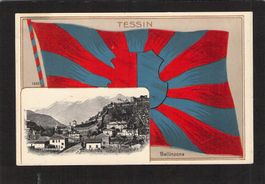 Prägekarte  Tessin ,  Bellinzona