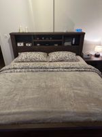 FREE Elegant Dark Wood Bedroom Set – Good Condition