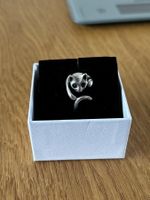 Katzenring aus 925 Silber