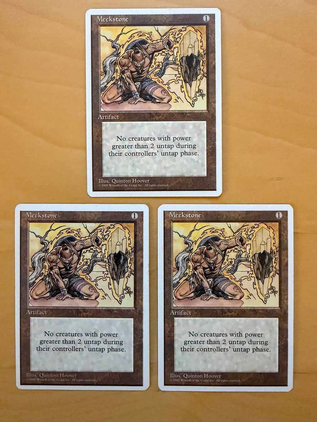 Magic The Gathering Carte collezionabili: 3x Stein des Sanftmuts // Meekstone // 4th Edition // Magic – Usato da Binz venduto da Tempelritter