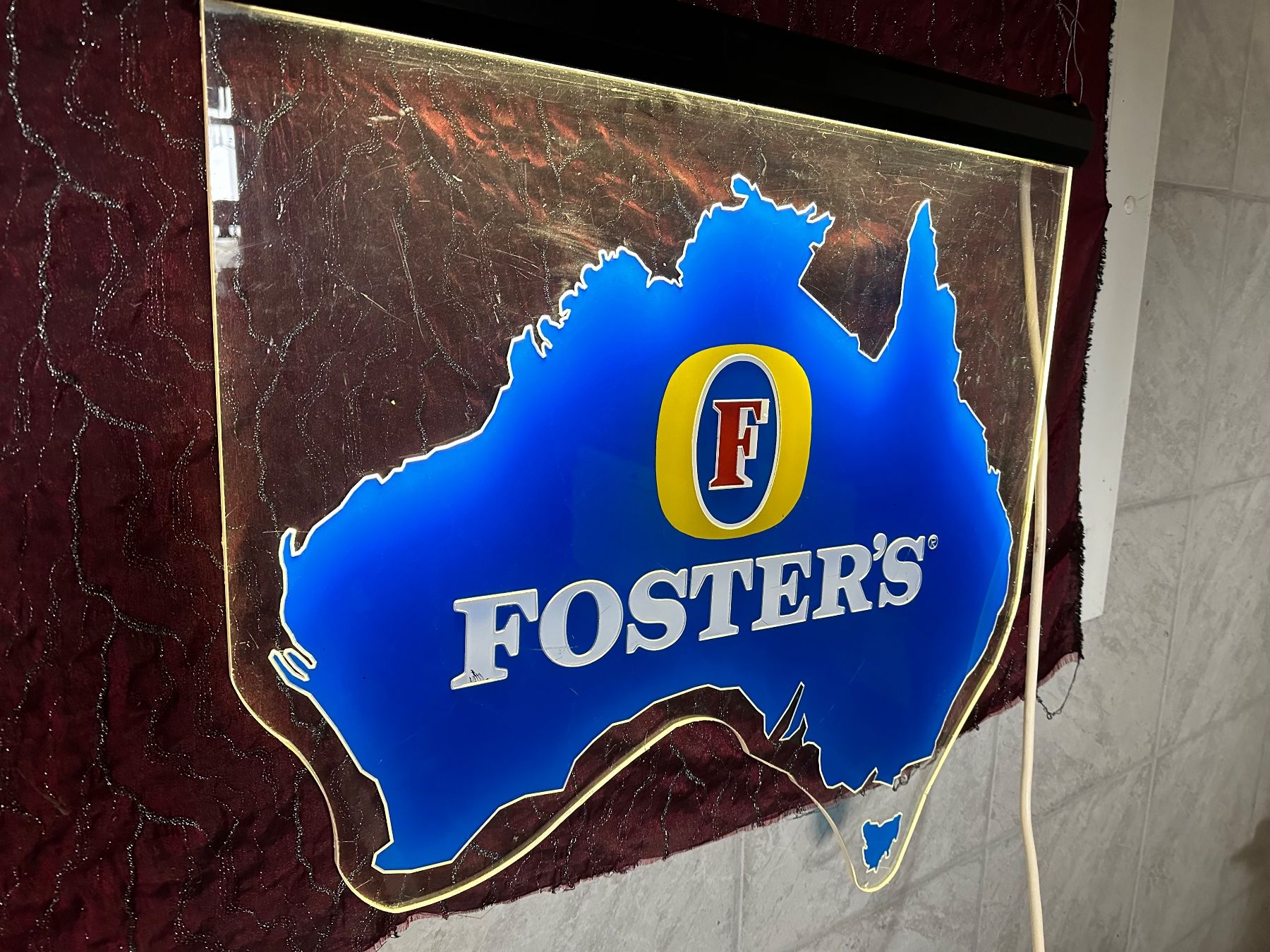 Lichterketten & Leisten: Fosters bier werbung Leuchtreklame bar Restaurant pub – Gebraucht aus Reinach AG von rares75 2