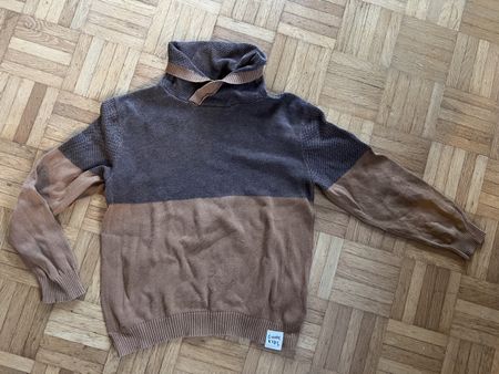 Brauner Feinstrickpulli Gr. 140 Vertbaudet (entspricht 134)