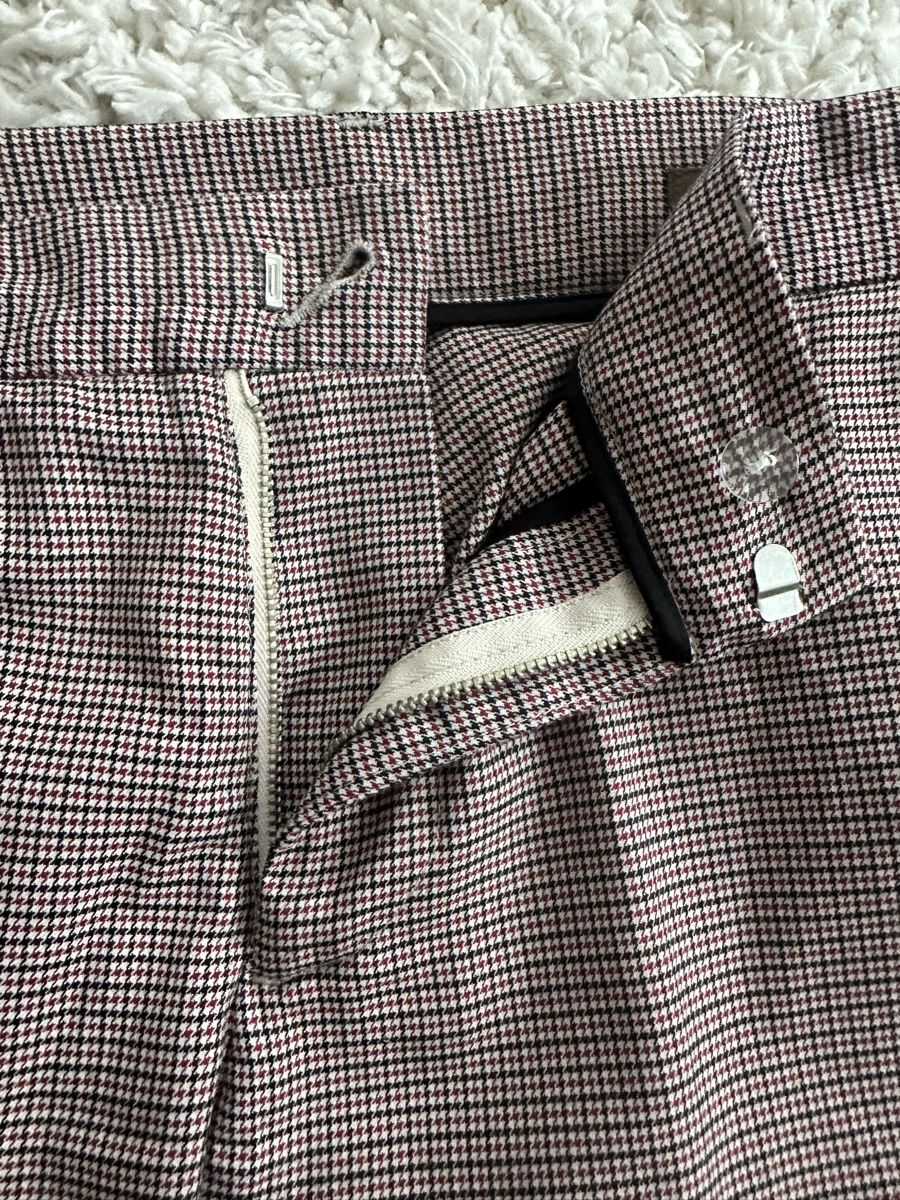 Pantaloni: Chic Houndstooth Trousers with Side Stripe - Perfect for Aut – Nuovo (secondo la descrizione) da Genève venduto da alyonavinogradova 4