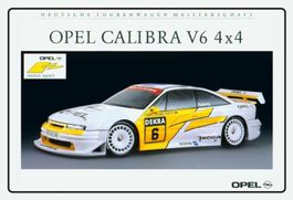 Blechschild-OPEL CALIBRA V6 4X4