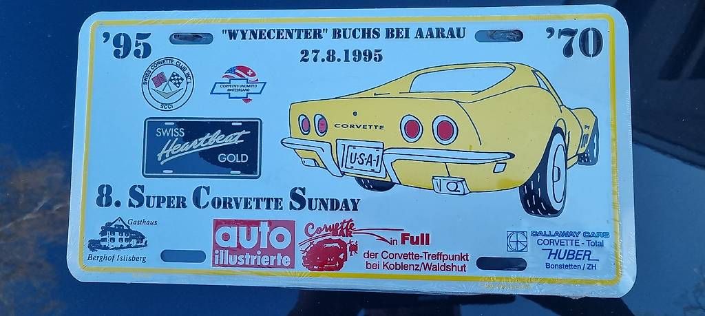 Plaketten & Abzeichen: CORVETTE  PLAKETTE  TREFFEN   1995 – Gebraucht aus St. Gallen von kratzki01 3