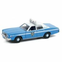 1975 PLYMOUTH FURY NEW YORK POLICE 1:24 GREENLIGHT