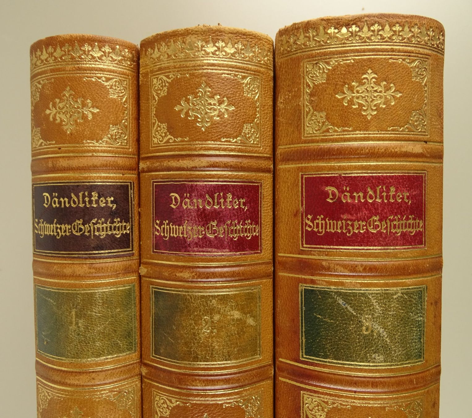 Libri: DÄNDLIKER: GESCHICHTE DER SCHWEIZ, 3 BÄNDE KOMPLETT – Usato da Grüningen venduto da Kartensammler 2