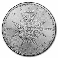 Malta 5 Euros Maltese Cross 1 Unze Silber 2023
