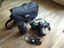 Spiegelreflexkamera Canon T70 Set mit Tasche gebraucht