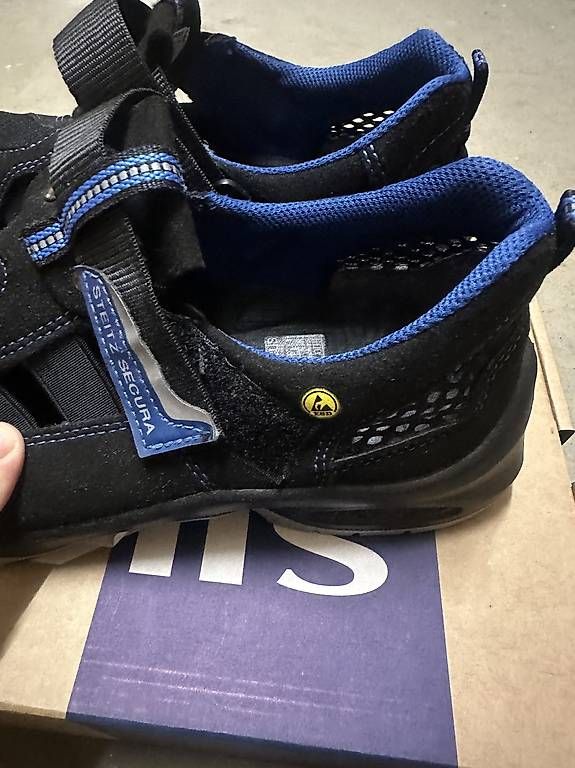 Scarpe da uomo: Sicherheitsschuhe S1. ESD – Usato da Kaiseraugst venduto da walexx