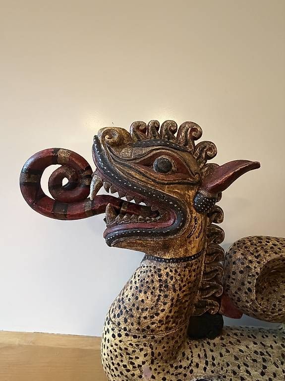 Sculture & Statue: Indonesische Naga Holzfigur – Usato da Basel venduto da dietschy77 2