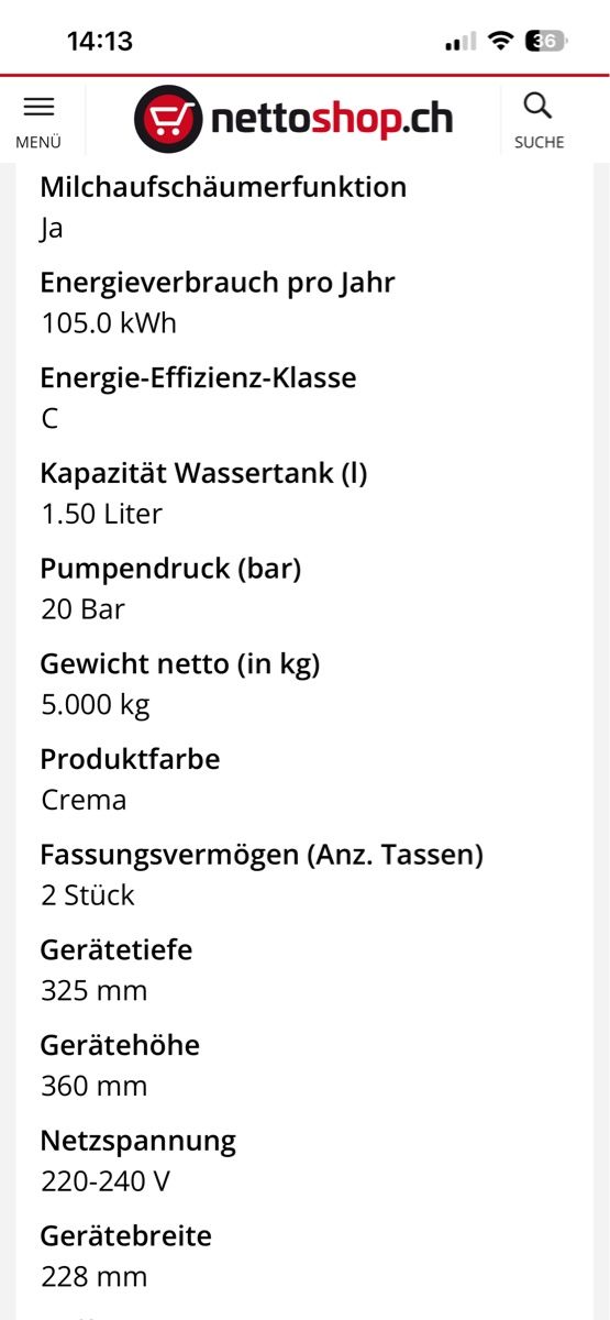Macchine per caffè & Macchine per espresso: Create Esspressomaschine  – Nuovo e nell'imballaggio originale da Langenthal venduto da Nadia075 2