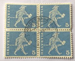 4 er Block Nr.355 mit Stempel Standesläuf v.Freiburg   
