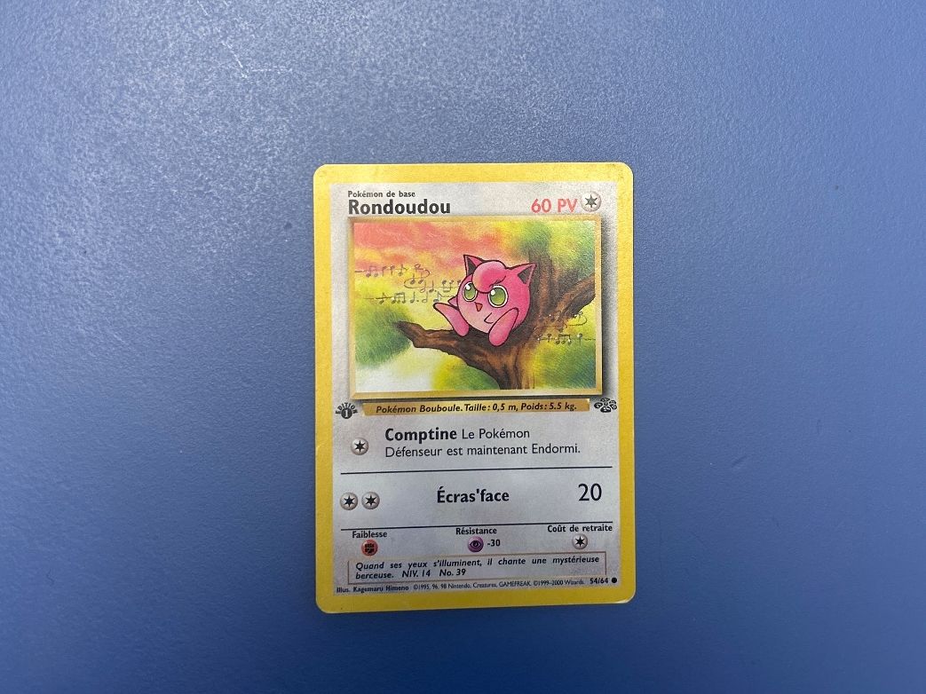 Pokémon Sammelbilder & Trading cards: Rondoudou Jungle 54/64 1st Edition FR – Gebraucht aus Schlieren von happymerchant64