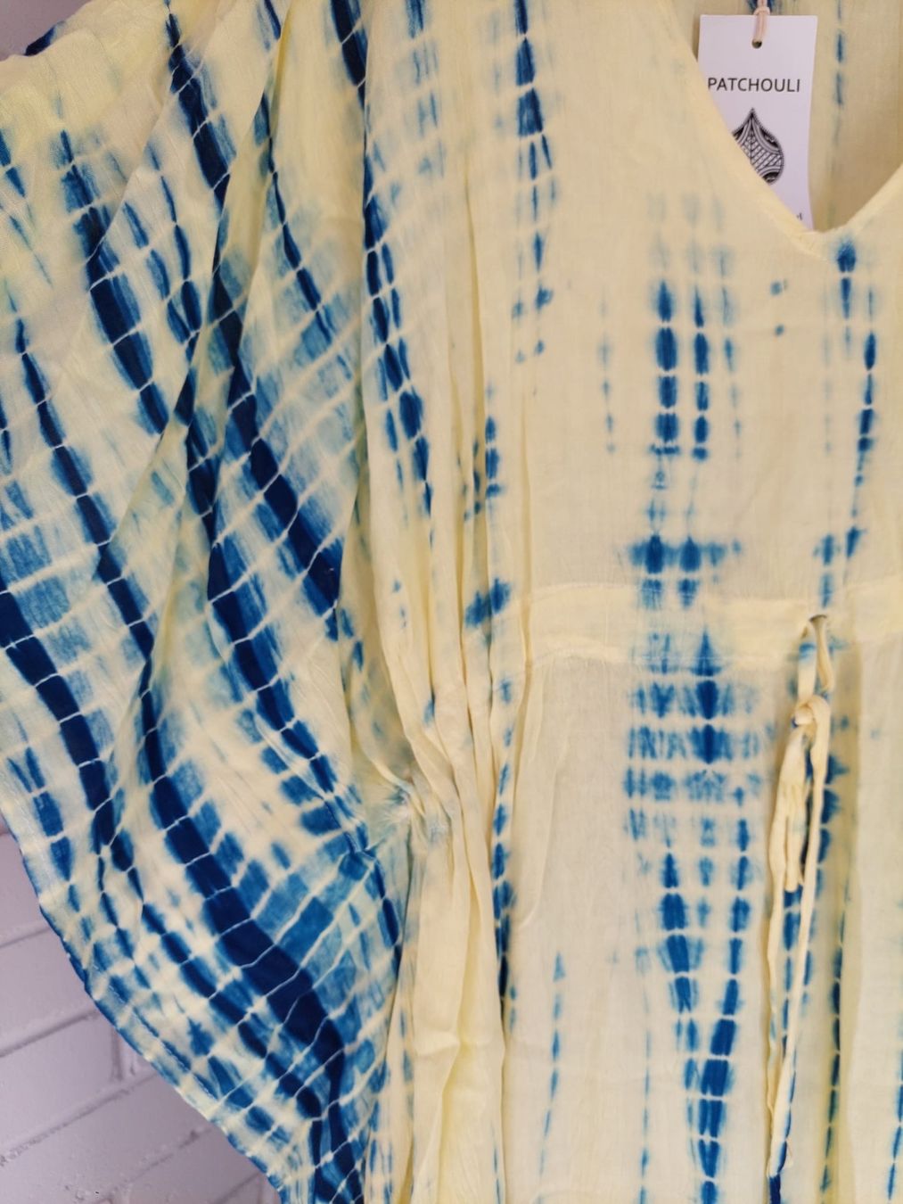 Tuniken: Boho-Chic Tie-Dye Kaftan – Free Size | Handmade & Unique – Neu und originalverpackt aus Chiasso von Pat_chuli 4