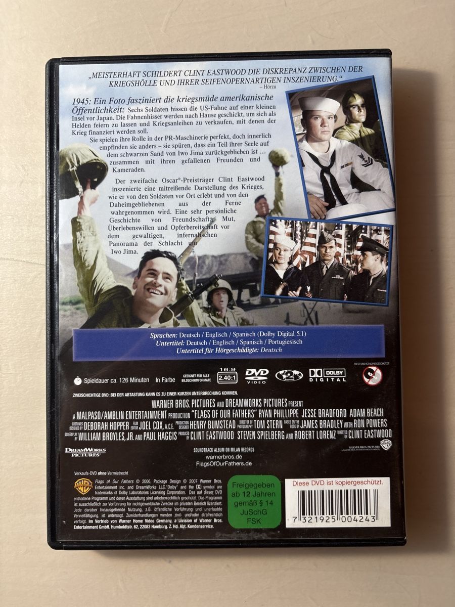 Tutti i DVDs: Flags of our Fathers – Usato da Ruswil venduto da Slivio_ 1